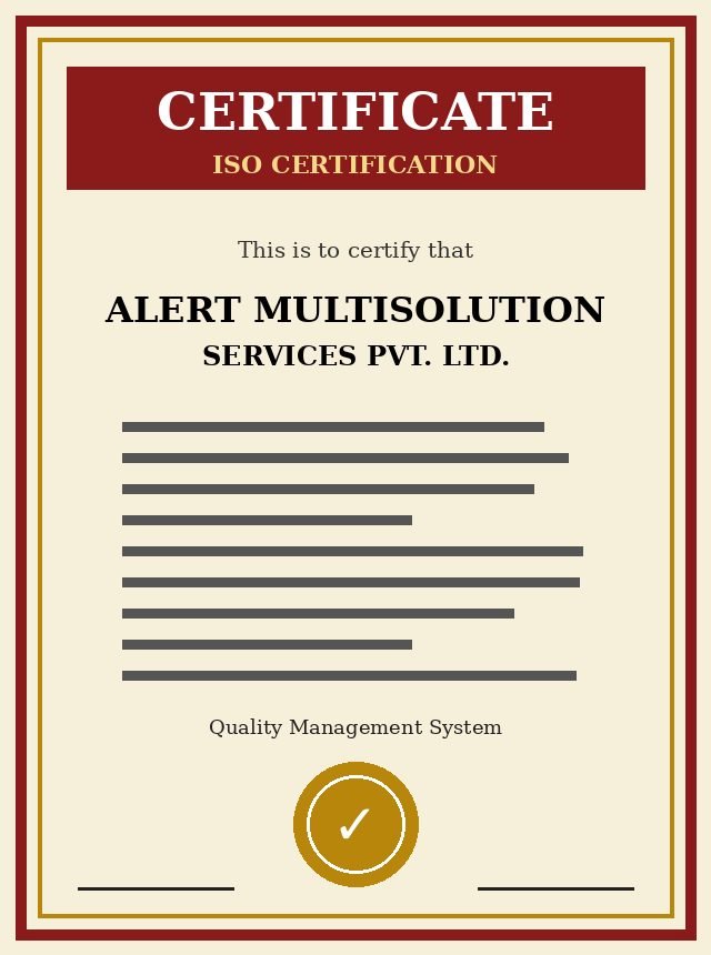 ISO Certified
