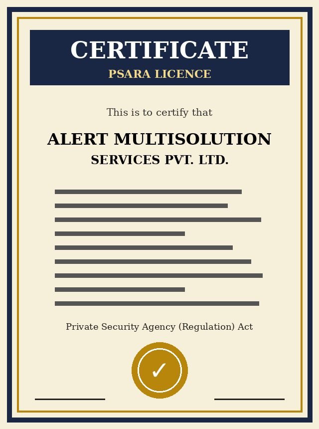PSARA Licence