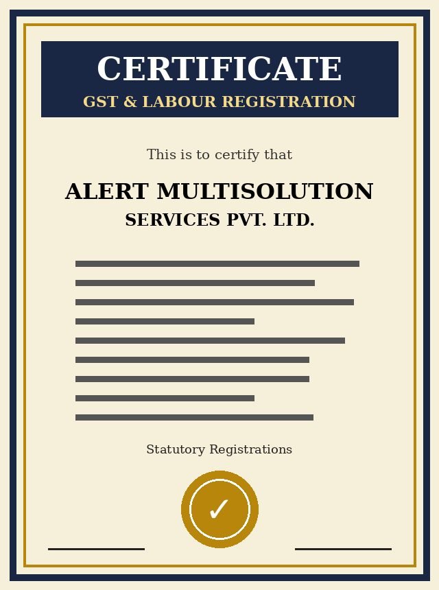 GST & Labour Registered